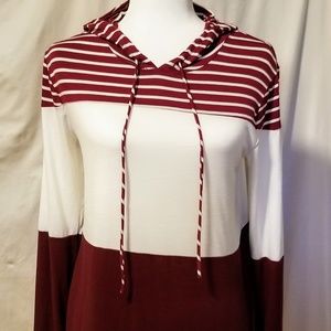 Hooded t shirt long sleeve S